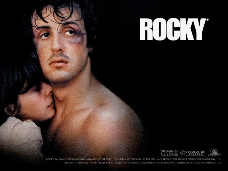 Rocky starring Sylvester Stallone and Talia Shire